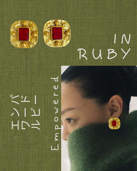 Empowered Earrings - RUBY