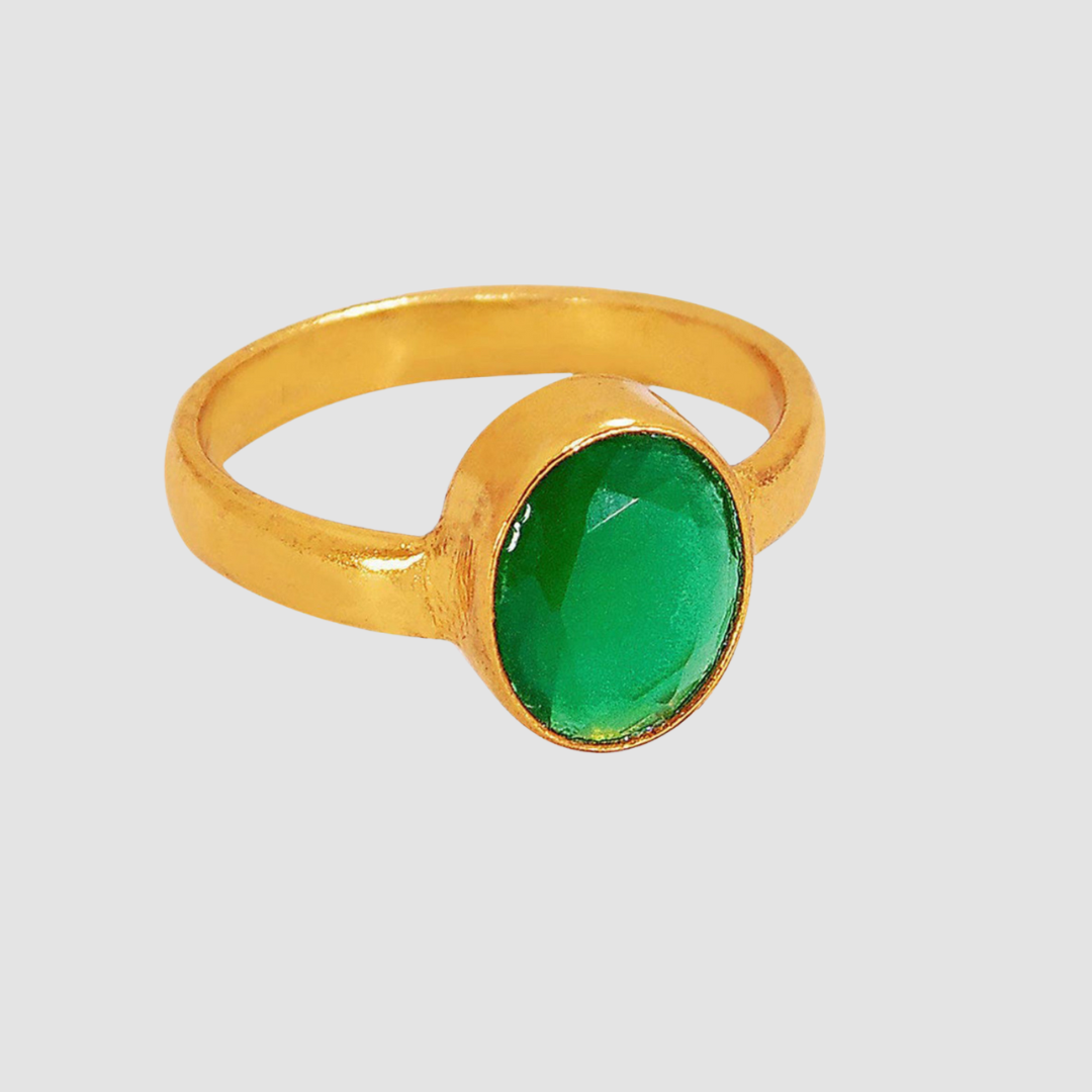 Green Onyx Ring