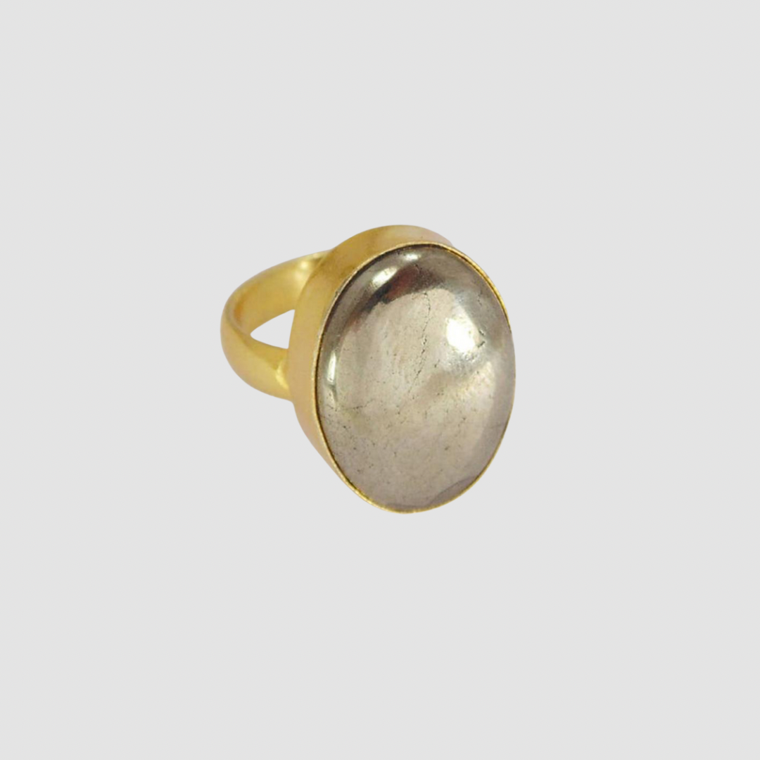 Golden Pyrite Ring