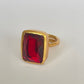 Ruby Red Statement Ring