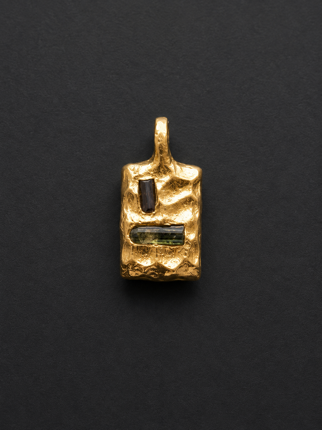 Double Mali Garnet Petite Pendant