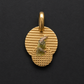 Circular Mali Garnet Pendant
