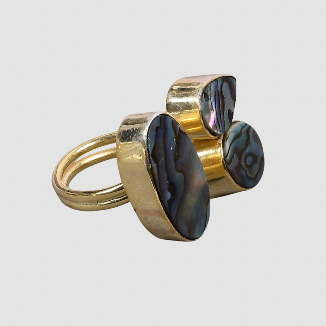 Abalone Shell Ring