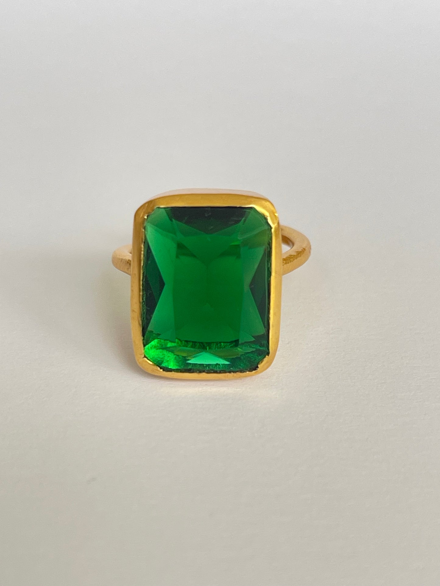 Emerald Green Ring