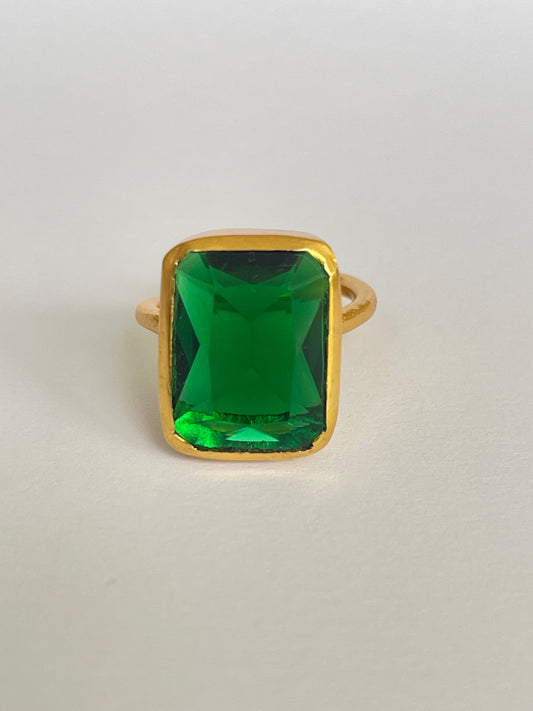 Emerald Green Ring