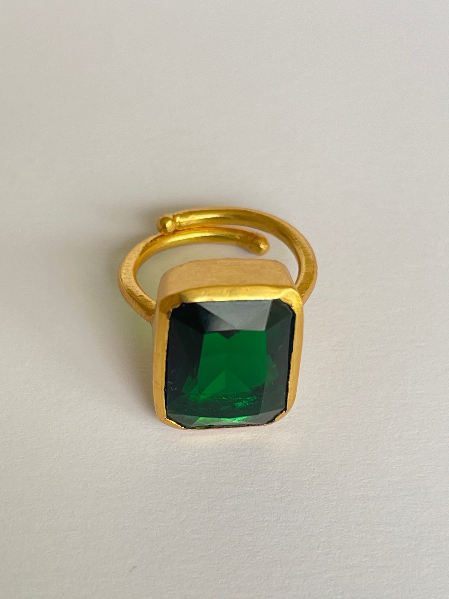 Emerald Green Ring