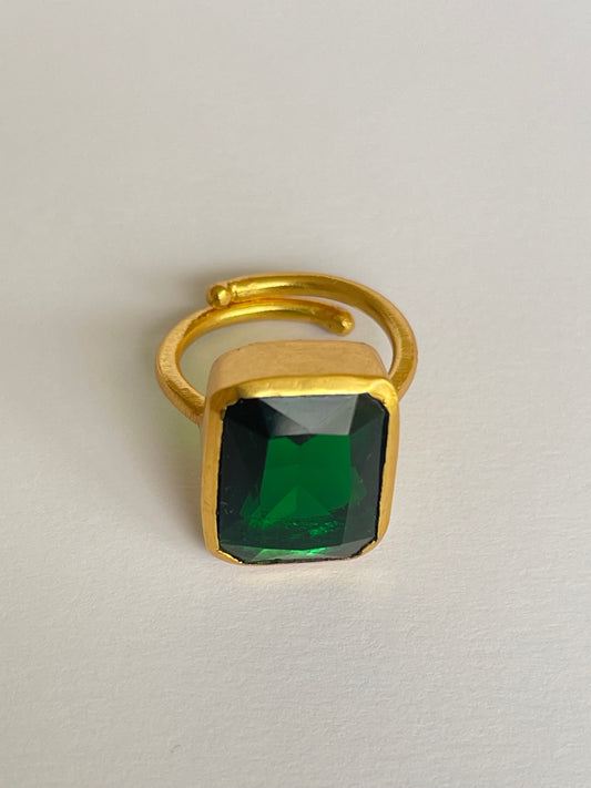 Emerald Green Ring
