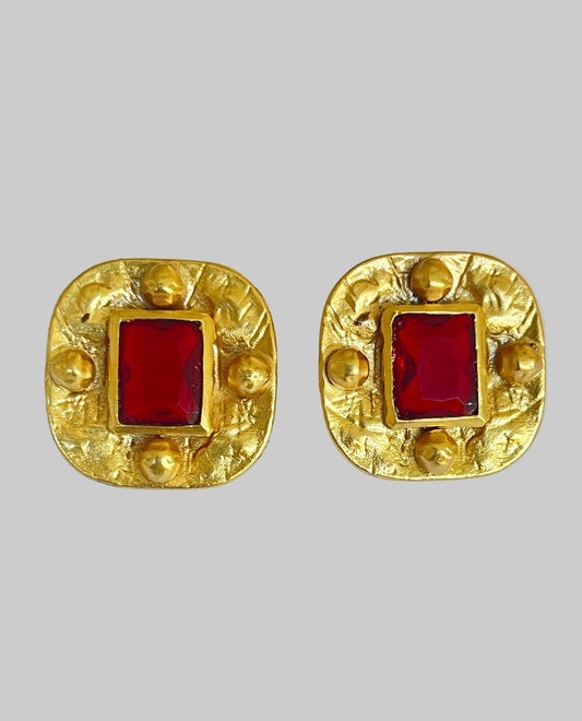 Empowered Earrings - RUBY