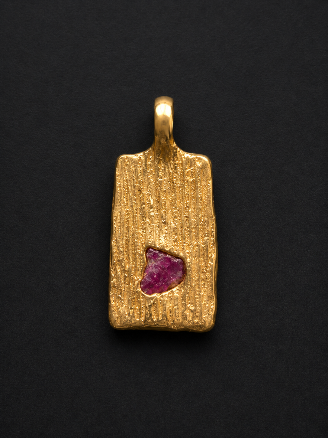 Ruby Monolith Pendant