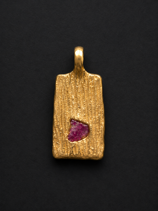 Ruby Monolith Pendant