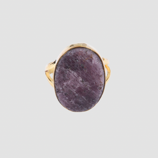 Raw Ruby Ring