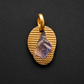 Circular Sapphire Pendant