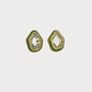 Moissanite Cut Earring Studs 内なる光