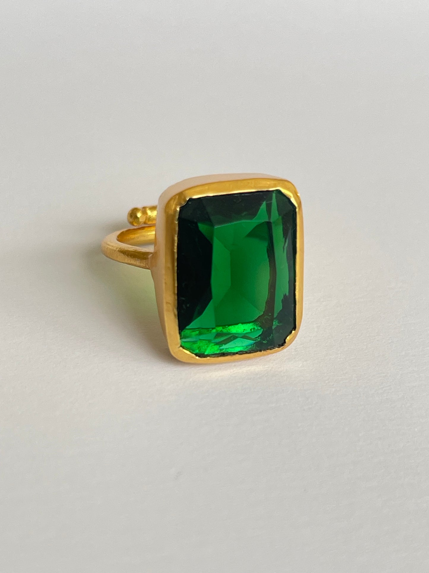 Emerald Green Ring