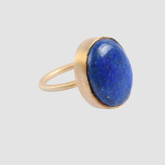 Natural Lapis Lazuli Ring