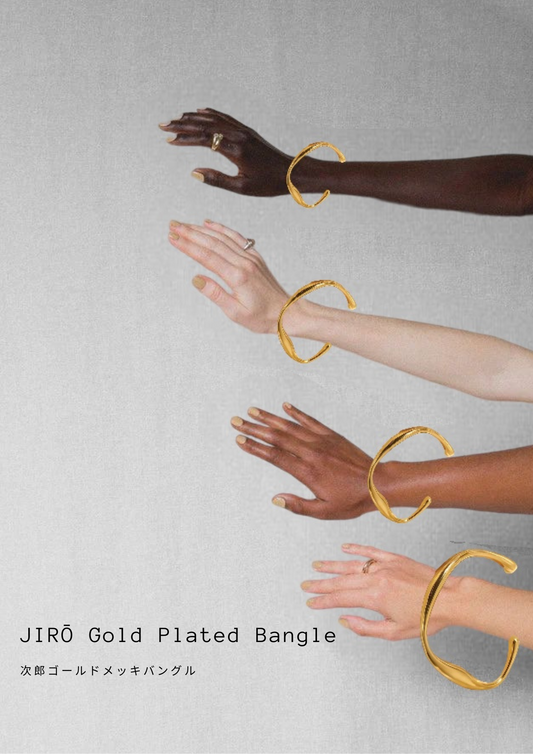 JIRO Gold Plated Bangle