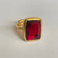 Ruby Red Statement Ring