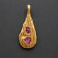 Double Ruby Relic Pendant