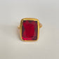 Ruby Red Statement Ring